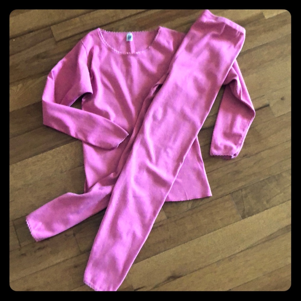 Pink pajamas!